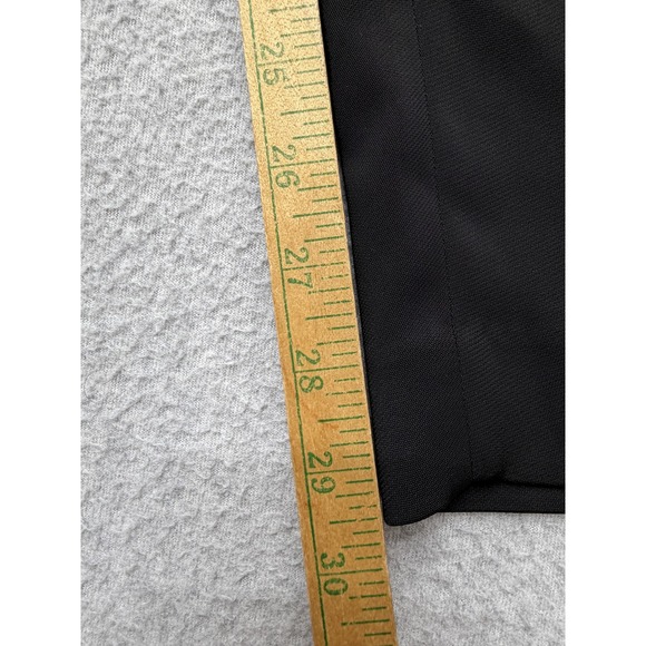 Quince Pants Womens 6 Black Stretch Crepe Classic Trouser Wide Leg Pockets Work - Picture 11 of 16